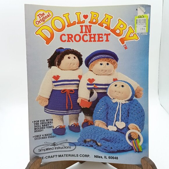 The Original Doll Baby in Crochet Pattern Book by Martha Thomas and Janice Hades - Picture 1 of 1